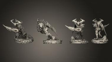 Military figurines Affliction 02 3d model