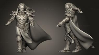 Military figurines Titans Fallen Paladin 3d model