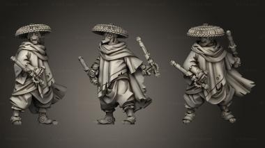 Military figurines Titans Monk 3d model