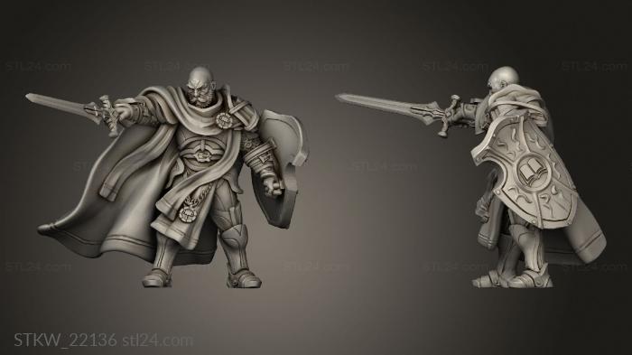 Military figurines (Titans Arakkoa Monk, STKW_22136) 3D models for cnc