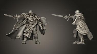 Military figurines Titans Arakkoa Monk 3d model