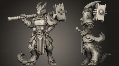Military figurines TITANS Dragonborn 3d model