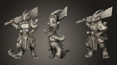 Military figurines TITANS Dragonborn 3d model