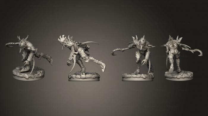 Military figurines (Affliction Pose 1, STKW_2214) 3D models for cnc