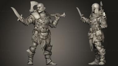 Military figurines TITANS Goliath Male Fighter 3d model
