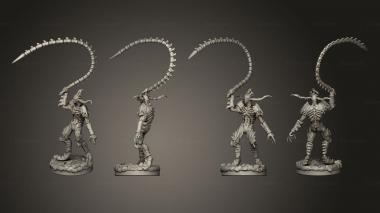 Military figurines Affliction Pose 3 3d model