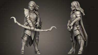 Military figurines TITANS Human Hunter 3d model