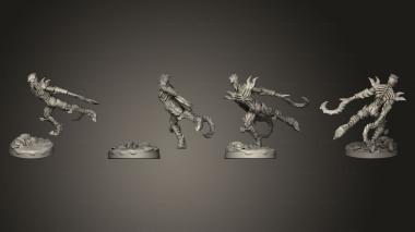 Military figurines Affliction Pose 4 3d model