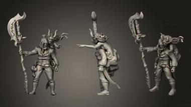 Military figurines TITANS Human Warlock 3d model
