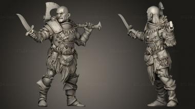 Military figurines TITANS Goliath Male Fighter 3d model