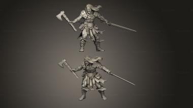 Military figurines TITANS To Human Fighter 3d model