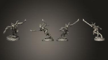 Military figurines Affliction Pose 8 3d model