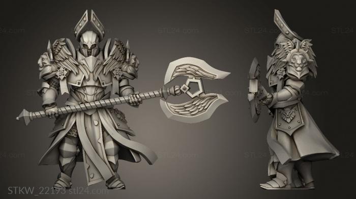 Military figurines (Titans Lord, STKW_22193) 3D models for cnc