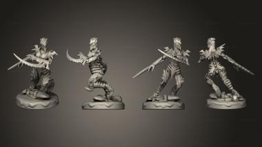 Military figurines Affliction Pose 9 3d model
