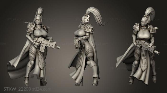 Military figurines (bolter cloth, STKW_22200) 3D models for cnc