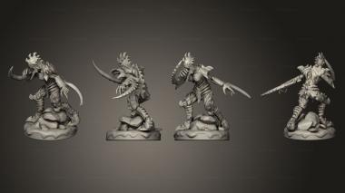 Military figurines Affliction Pose 10 3d model