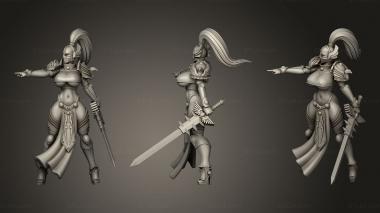 Military figurines knight 3d model