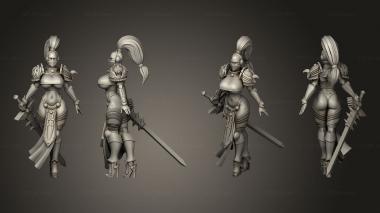 Military figurines sword 3d model