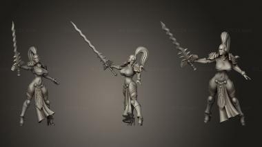 Military figurines sword 3d model