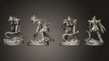Military figurines Affliction Posef 6 3d model