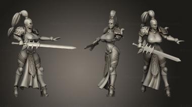 Military figurines sword 3d model