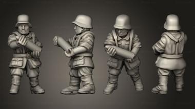 Military figurines GERMANY GER HOWITZER CREW 3d model