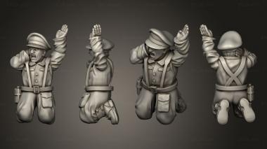 Military figurines GREAT BRITAIN HOWITZER CREW 3d model