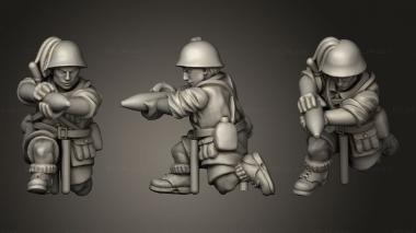 Military figurines ITALY Cannone ASSISTANT 3d model