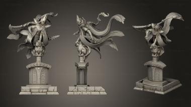 Military figurines Tiger Skull Wraith Old 3d model
