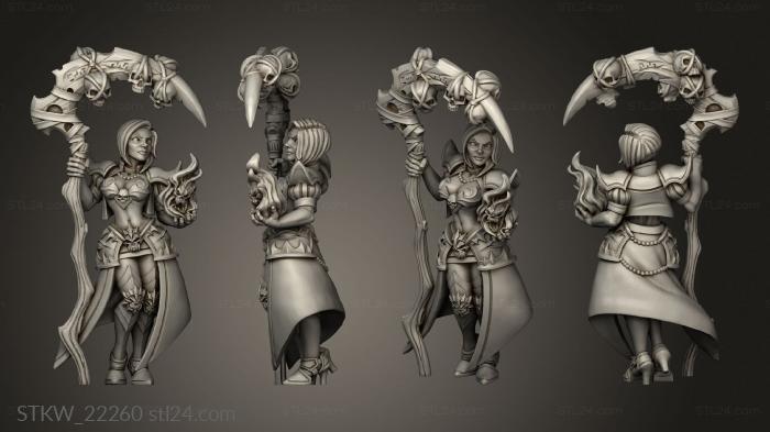 Military figurines (abyss Deera, STKW_22260) 3D models for cnc