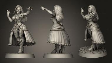 Military figurines abyss Vampiress Mara 3d model