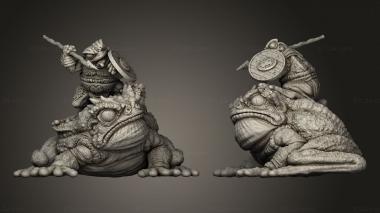 Military figurines roadrider 3d model