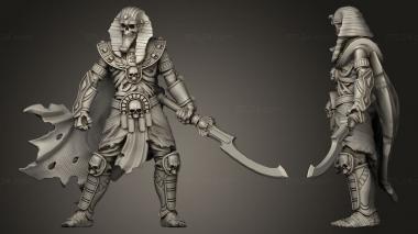Military figurines Tomb King 3d model