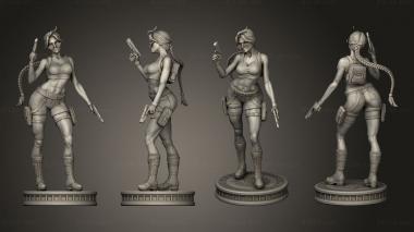 Military figurines Tomb Raider Erik Nascimento Do BACK 3d model