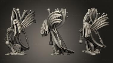 Military figurines Zombie Graveyard Ghost Spear 3d model