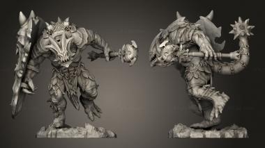 Military figurines Outworld Vanguard 3d model