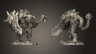 Military figurines Outworld Vanguard 3d model