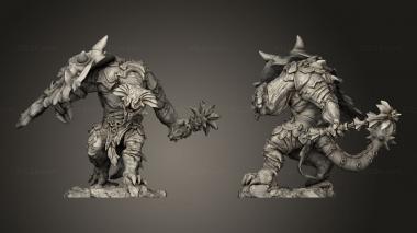 Military figurines Outworld Vanguard 3d model