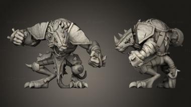 Military figurines TORCHLIGHT SEWERS 3d model