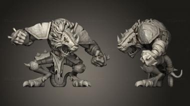 Military figurines TORCHLIGHT SEWERS 3d model