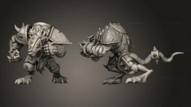 Military figurines TORCHLIGHT SEWERS 3d model