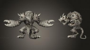 Military figurines TORCHLIGHT SEWERS CLAWS 3d model