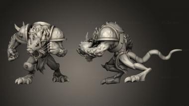 Military figurines TORCHLIGHT SEWERS 3d model