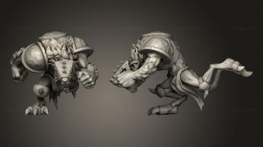 Military figurines TORCHLIGHT SEWERS 3d model