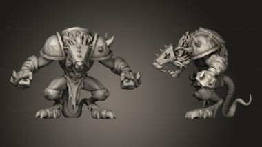 Military figurines TORCHLIGHT SEWERS 3d model