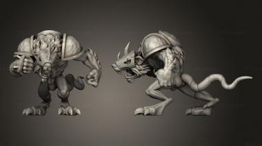 Military figurines TORCHLIGHT SEWERS 3d model