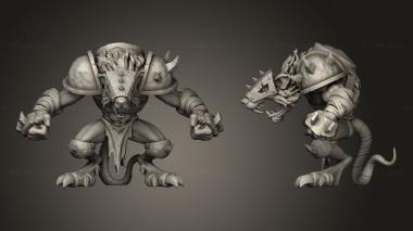Military figurines TORCHLIGHT SEWERS 3d model