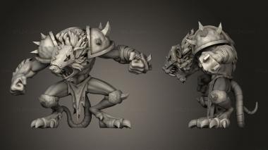 Military figurines TORCHLIGHT SEWERS 3d model