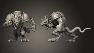 Military figurines TORCHLIGHT SEWERS LRT 3d model