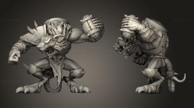 Military figurines TORCHLIGHT SEWERS 3d model